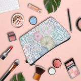 Floral Pattern Travel Makeup Bag and Accessories Pouch