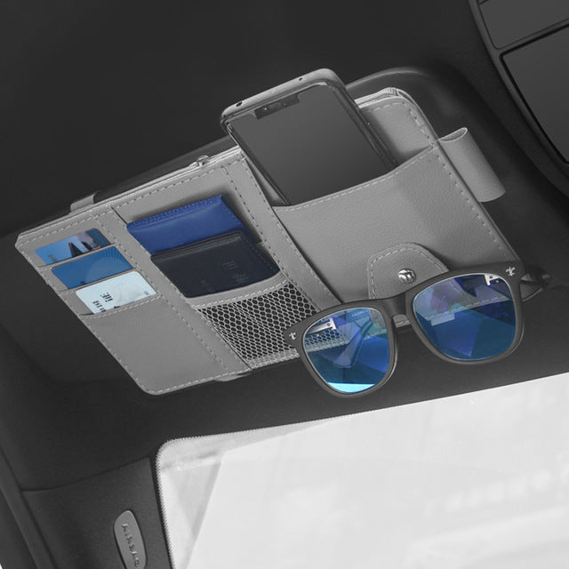 Multifunctional Car Visor Storage Clip for Glasses and Cards
