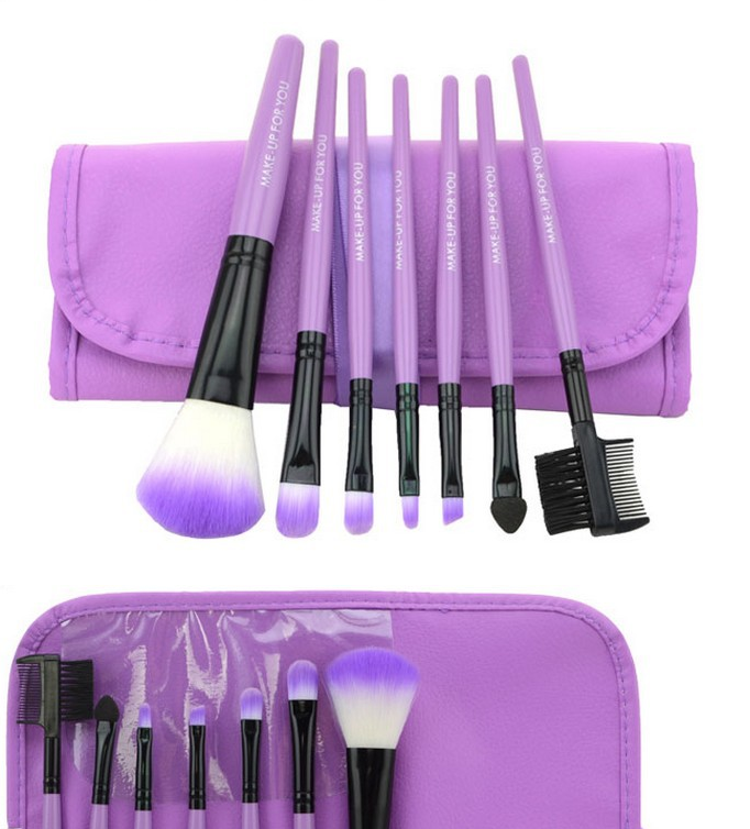 7-Piece Makeup Brush Set with Premium Brush Bag