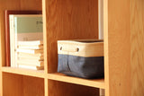 Cotton Linen Desktop Storage Basket for Organizing