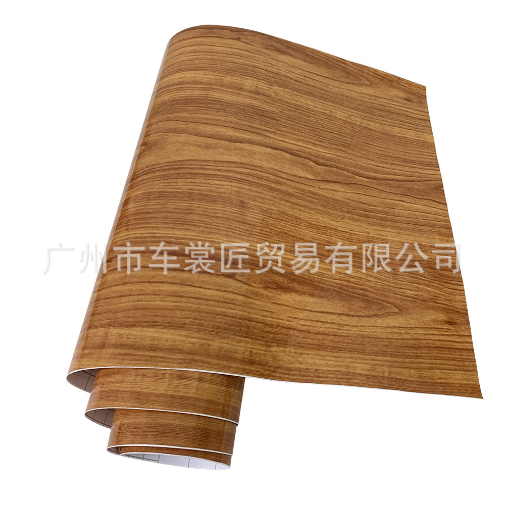 Waterproof Wood Grain Vinyl Wrap for Car Interior DIY
