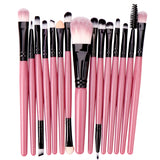 15-Piece Makeup Brush Set for Eyeshadow and Beauty
