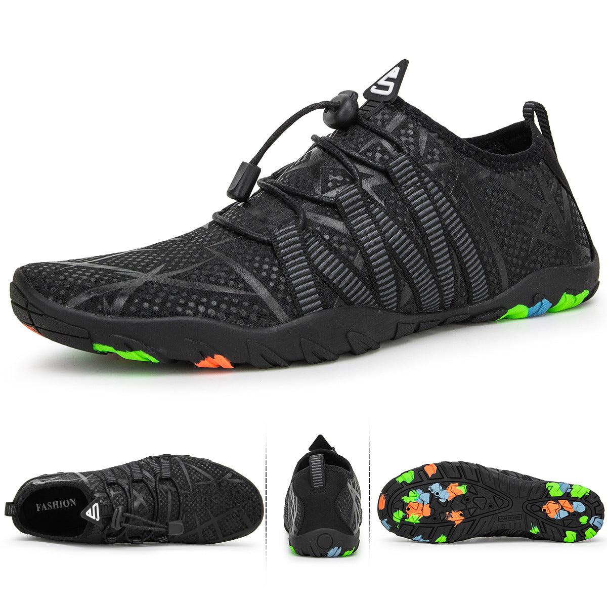 Mesh Outdoor Climbing Sneakers - Slip-On Style