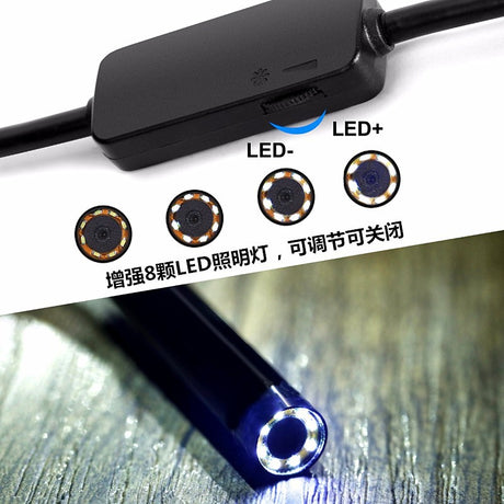 8mm WiFi Endoscope for Industrial and Automotive Use