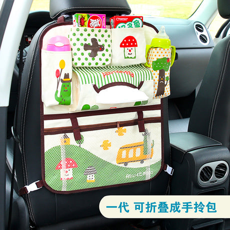 Creative Cartoon Car Seat Back Storage Organizer Bag