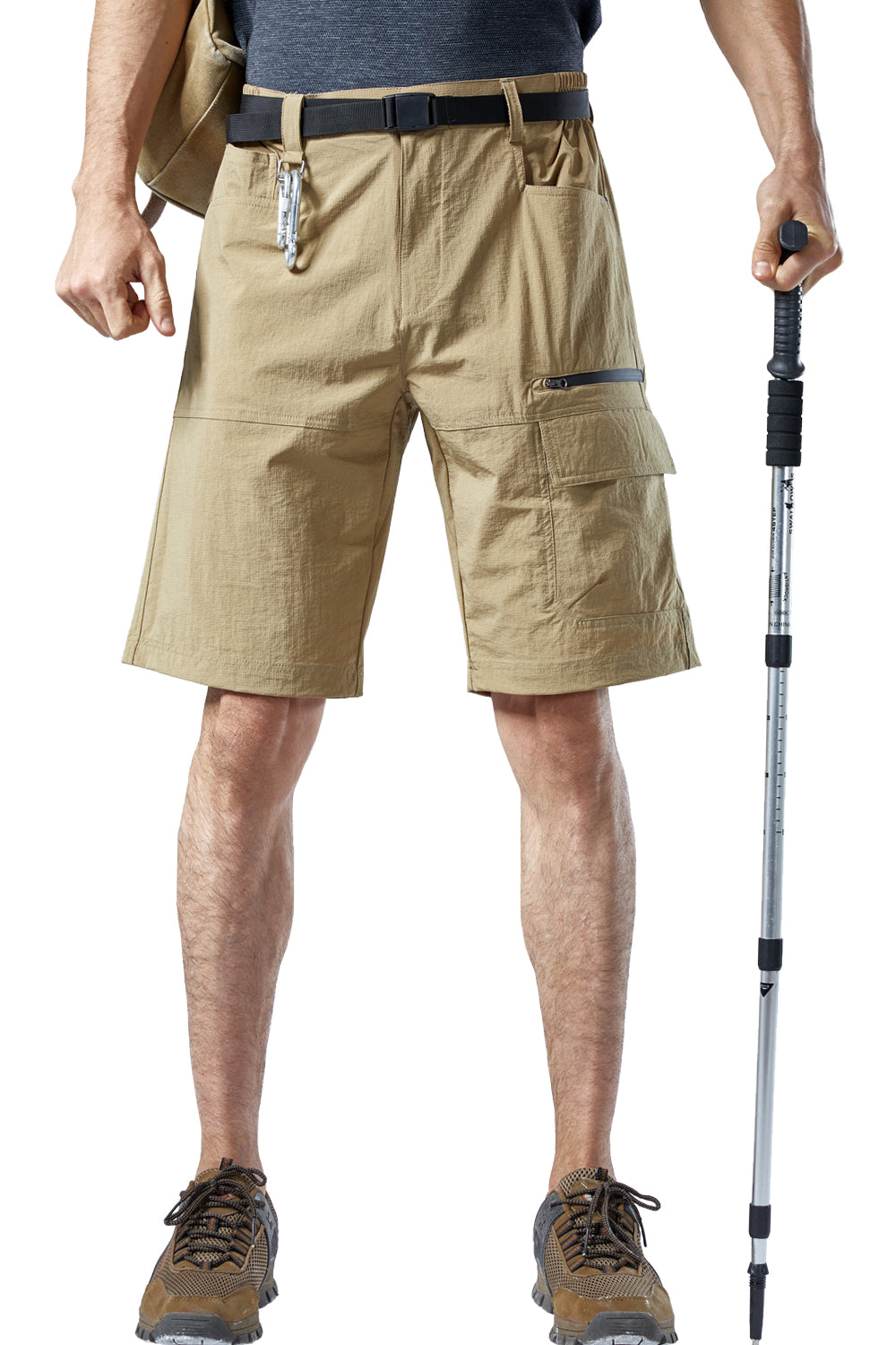 Men's Quick-Dry Multi-Pocket Hiking Cargo Shorts