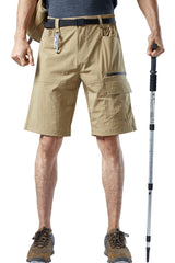 Men's Quick-Dry Multi-Pocket Hiking Cargo Shorts