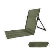 JQlabeit Ultra-Light Camping Folding Chair with BackrestOutdoors Relaxing Chair with Carry Bag for Camping Beach Road Trips