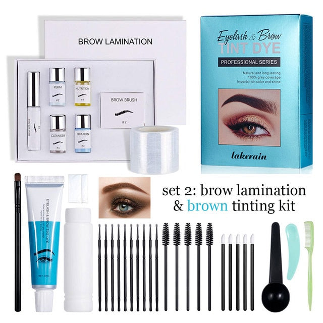 Kit de stratification et de teinture des sourcils