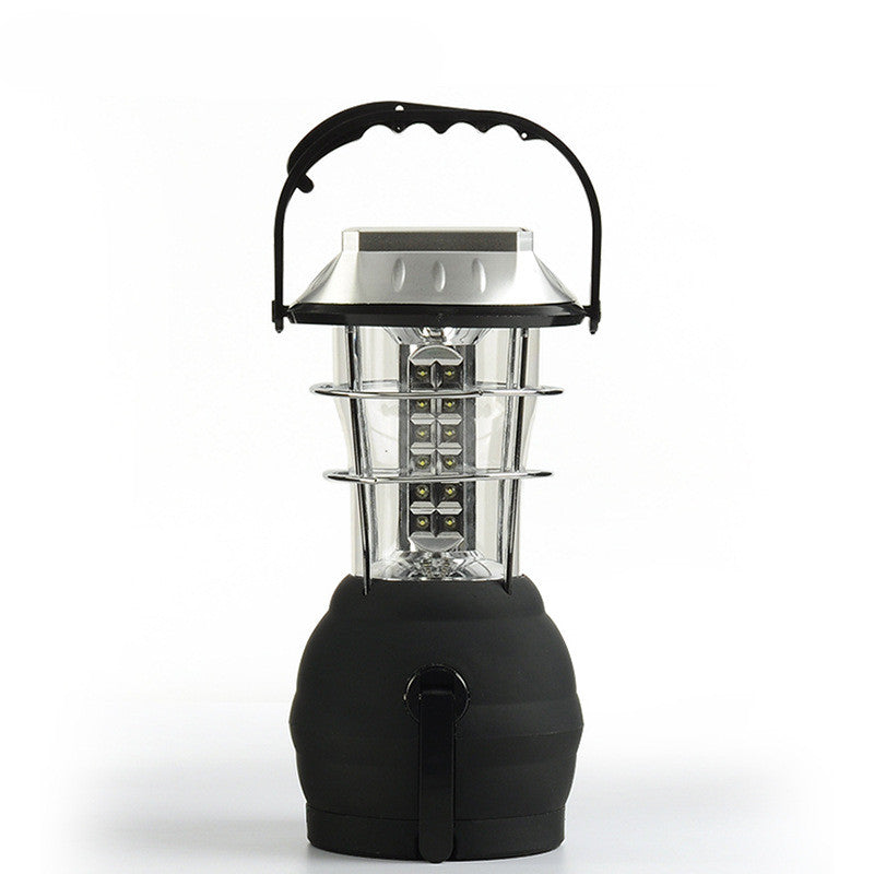 36 LED Outdoor Solar Camping Lantern with USB and Hand Crank