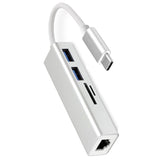 USB-C Hub with Gigabit Ethernet and Card Reader