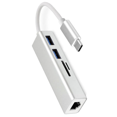 USB-C Hub with Gigabit Ethernet and Card Reader