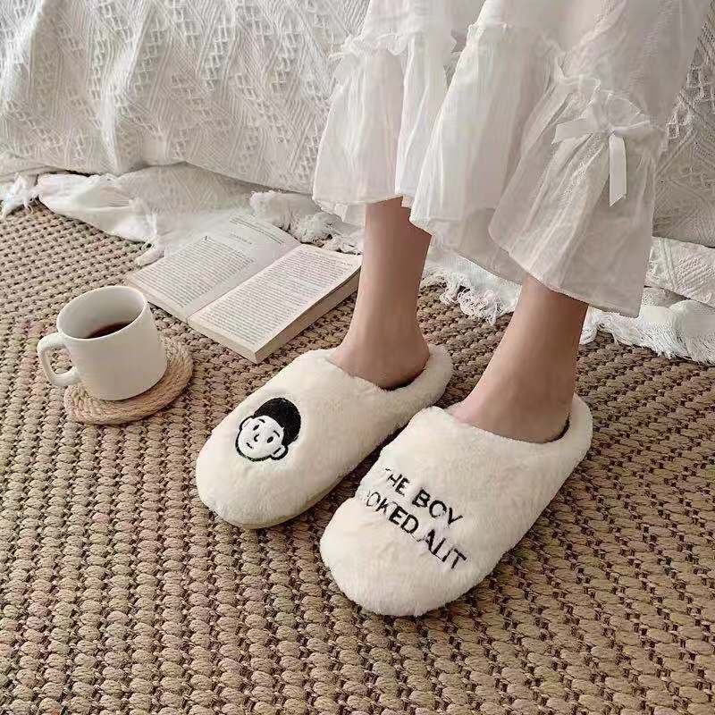 Cozy Cotton Slippers for Home Use