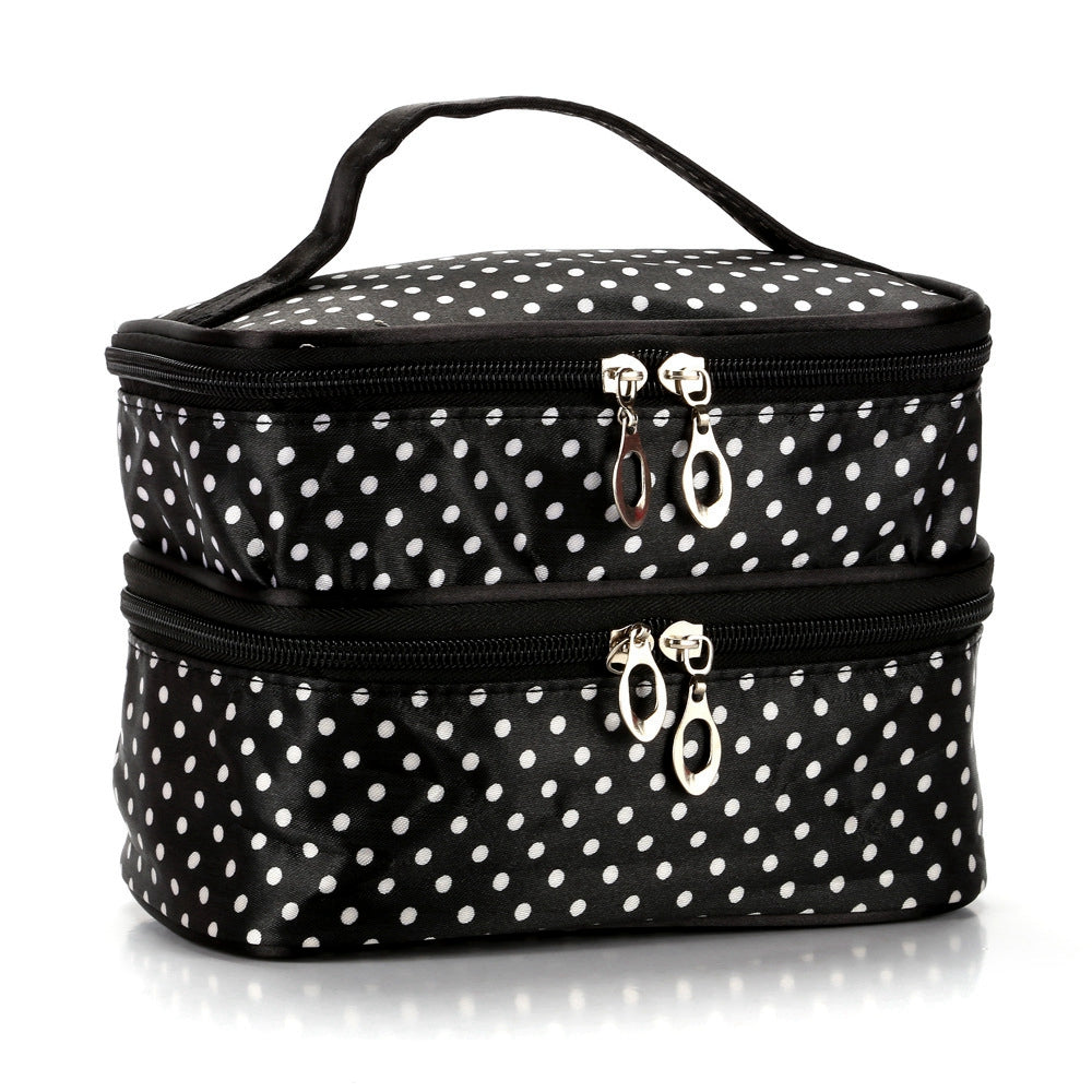 Women's Waterproof Double-layer Cosmetic Storage Bag