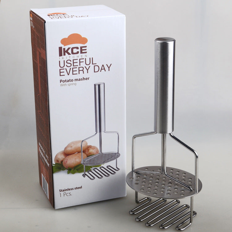 Double-Layer Stainless Steel Potato Masher Tool