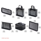 Mesh Cosmetic Organizer Zipper Travel Bag