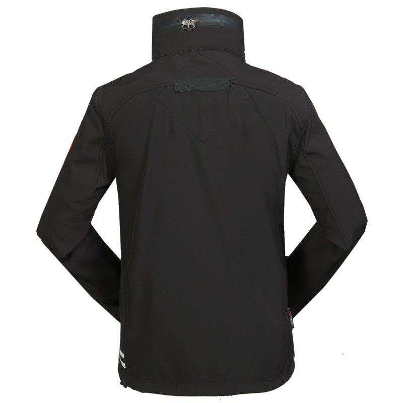 Hiking Casual Sports Softshell Jacket with Fleece