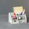 Multifunctional Desktop Organizer with Metal Pen Holder