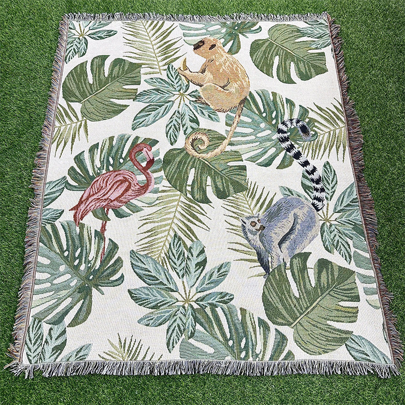 Bohemian Outdoor Camping Blanket and Picnic Mat