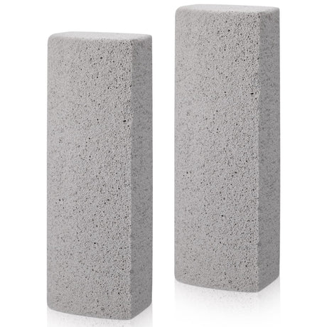 Loopeer 2 Pcs Pet Hair Remover Pumice Stone for Dog Cat Hair Removal Cleaning Pet Hair Stone 6 Inch Dog Fur Removal Tool for Car Interior Bedding Carpet Couch Furniture Cleaning (6 x 2 x 1.6 in)