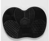 Silicone Brush Cleaning Mat - Small Apple Design