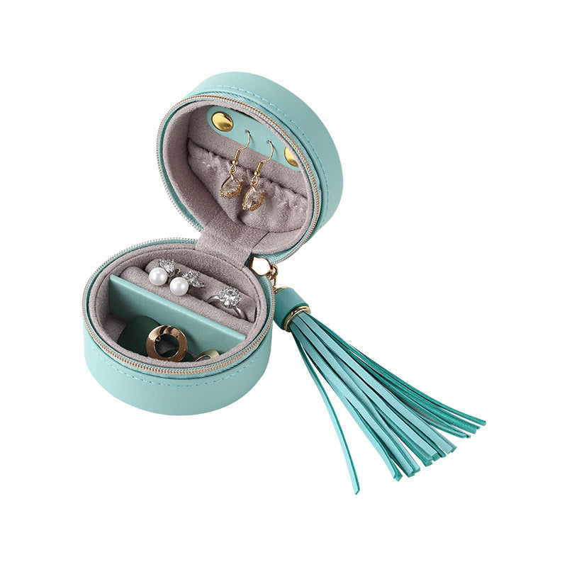 Jewelry Box with Tassels - Mini Travel Organizer