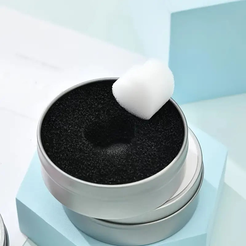 Makeup Brush Dry Cleaning Sponge and Scrubber Box
