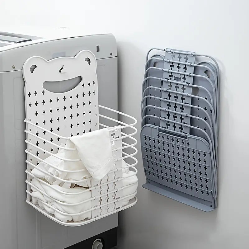 Large Waterproof Wall-Hanging Laundry Basket for Storage