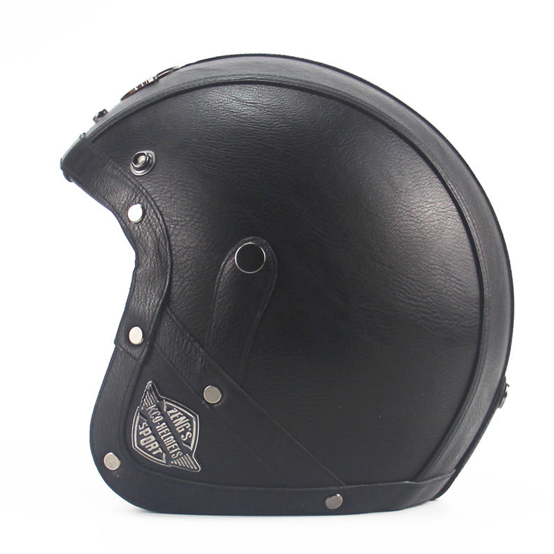 Retro 3/4 Motorcycle Helmet