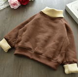 Thickened Fleece Hoodie for Girls Winter Top