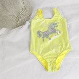 Unicorn One-Piece Swimsuit for Girls