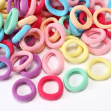 500 Pcs Baby Hair Ties for Toddler Girls XYXCZS Elastic Hair Bands Cute Candy Color Cotton Small Seamless Hair Accessories Ponytail Holders for Kids Teens Women