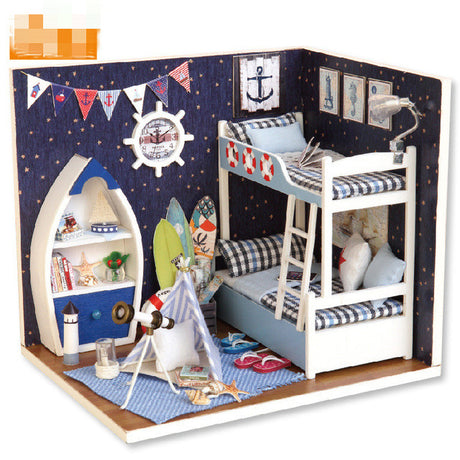DIY Wooden House Puzzle Kit