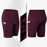 High-Waisted Yoga Fitness Shorts