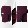 High-Waisted Yoga Fitness Shorts