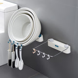 Wall-Mounted Basin Storage Rack for Bathroom