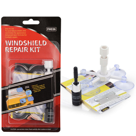Windshield Repair Kit for Automotive Glass Cracks
