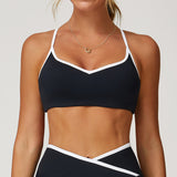 Hollow-Out Yoga Bra