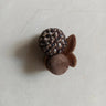 Fur Ball Flocking High Ponytail Hair Clip