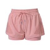 Fake Two-piece Summer Fitness Yoga Running Shorts