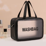 Large Waterproof Transparent Cosmetic Bag for Women
