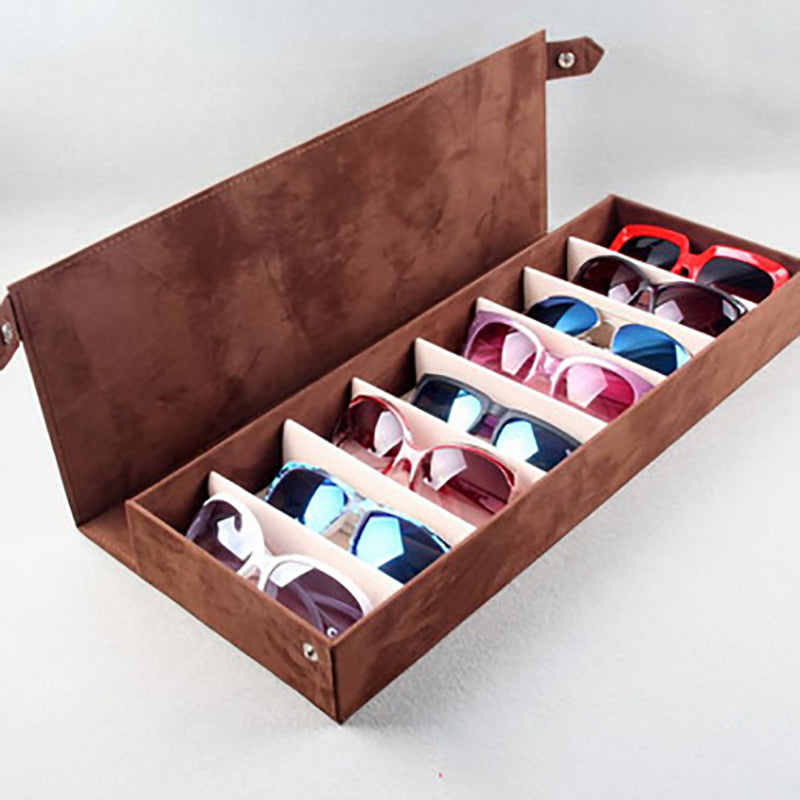 Rectangular Sunglasses Organizer with 8 Grids