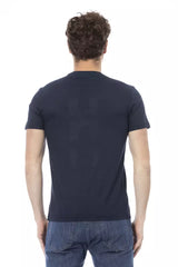 Baldinini Trend Blue Cotton Men's T-Shirt