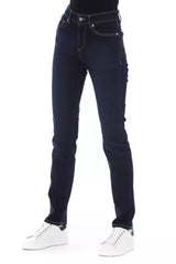 Baldinini Trend Blue Cotton Women Jeans