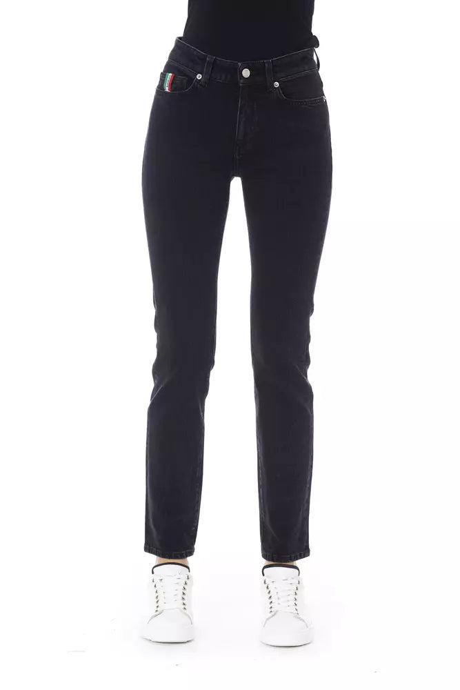 Baldinini Trend Black Cotton Women's Jeans