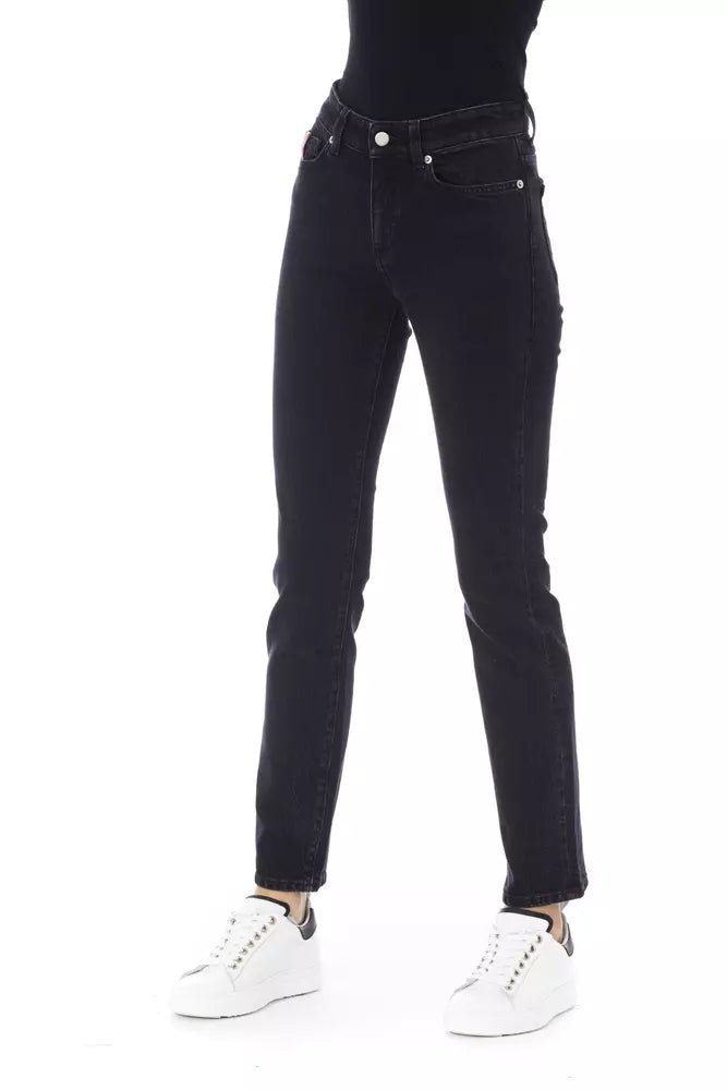 Baldinini Trend Black Cotton Women's Jeans