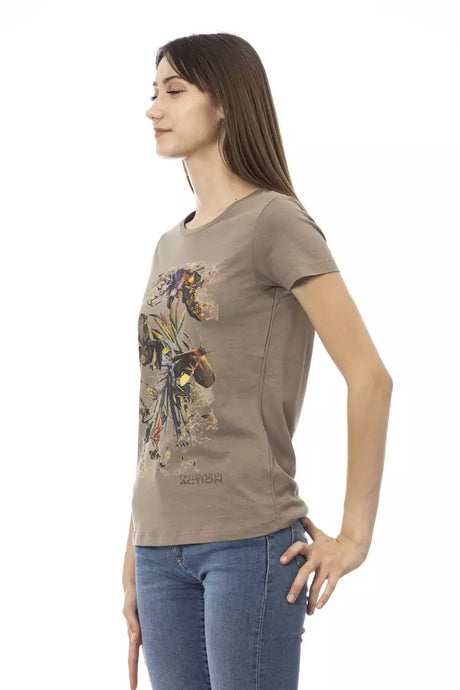 Trussardi Action Brown Cotton Women Top