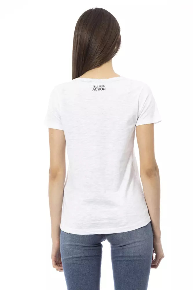 Trussardi Action White Cotton Women's T-Shirt