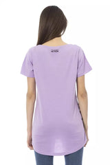 Trussardi Action Purple Cotton Women Top