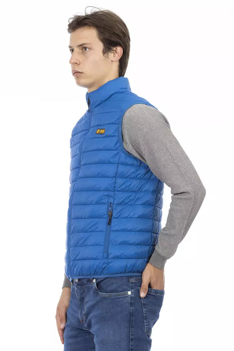 Ciesse Outdoor Blue Polyester Men Sleeveless Jacket